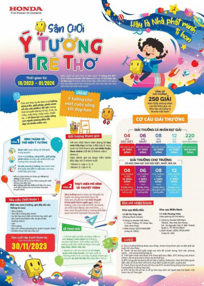Phát động tổ chức Sân chơi "Ý tưởng trẻ thơ" cho học sinh tiểu học năm 2023