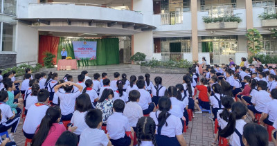 TH Nguyễn Trãi  triển khai chương trình “Rèn luyện đội viên”; “Dự bị đội viên”.