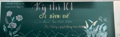 Tổ chức kỳ thi IOE cấp thành phố năm học 2023-2024