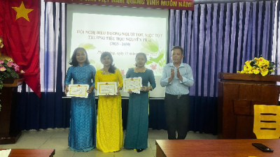HỘI NGHỊ BIỂU DƯƠNG NGƯỜI TỐT, VIỆC TỐT TRƯỜNG TIỂU HỌC NGUYỄN TRÃI