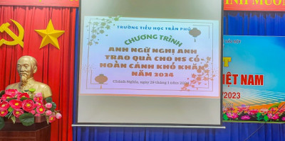 Trung tâm anh ngữ Nghị Anh tặng quà nhân dịpTết Nguyên đán Giáp Thìn 2024