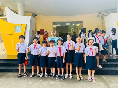 Tham gia Hội khỏe Phù Đổng cấp thành phố môn cờ vua.