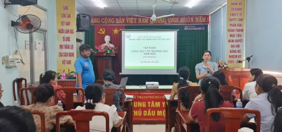 Tập huấn công tác Y tế trường học năm 2025