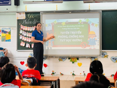 TUYÊN TRUYỀN PHÒNG, CHỐNG MA TUÝ HỌC ĐƯỜNG
