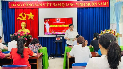 SINH HOẠT CHI BỘ ĐỊNH KỲ THÁNG 8 NĂM 2026