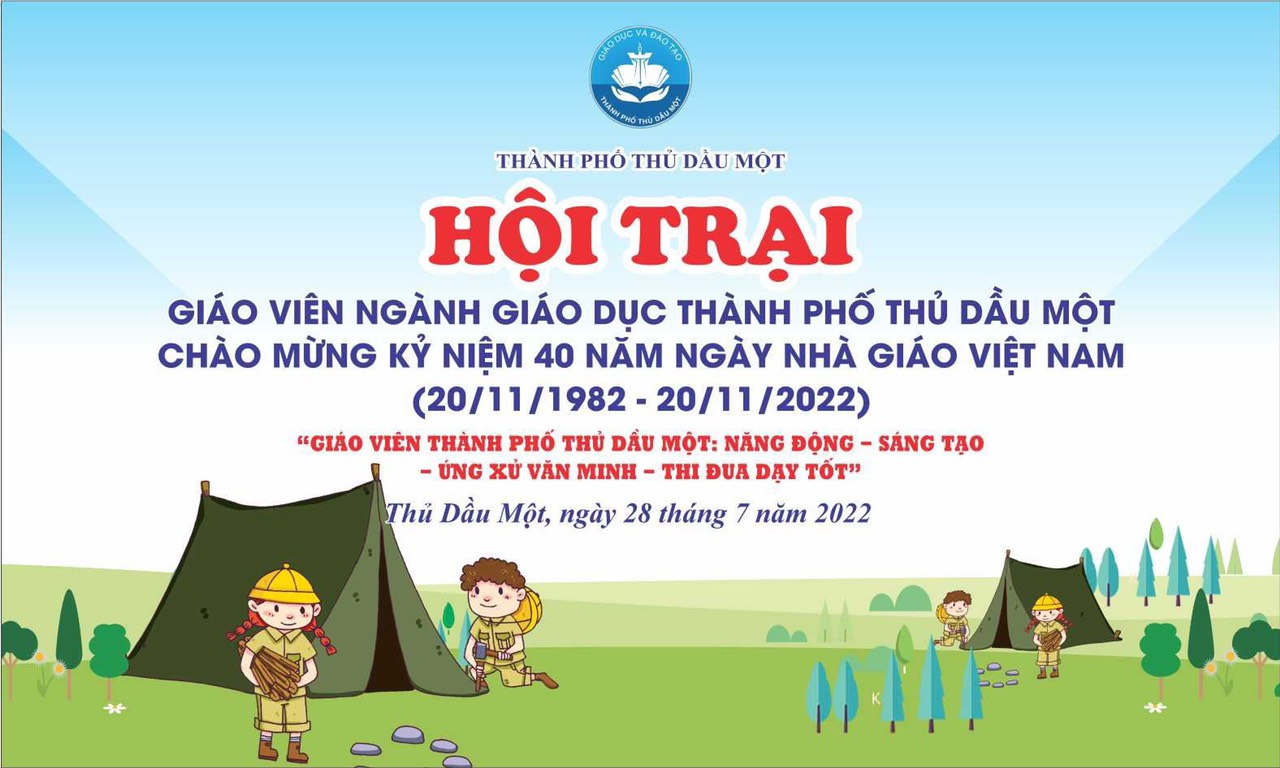Hội trại giáo viên ngành Giáo dục Thành phố Thủ Dầu Một