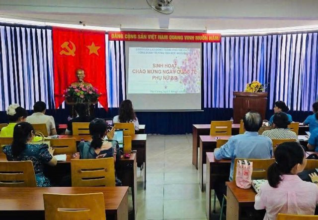 SINH HOẠT CHÀO MỪNG NGÀY QUỐC TẾ PHỤ NỮ 08/3