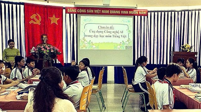 Chuyên đề “Ứng dụng AI trong dạy học môn Tiếng Việt” trường TH Nguyễn Trãi