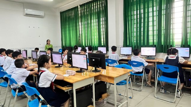 Ttrường TH Nguyễn Trãi tổ chức khảo sát năng lực học sinh lớp 3