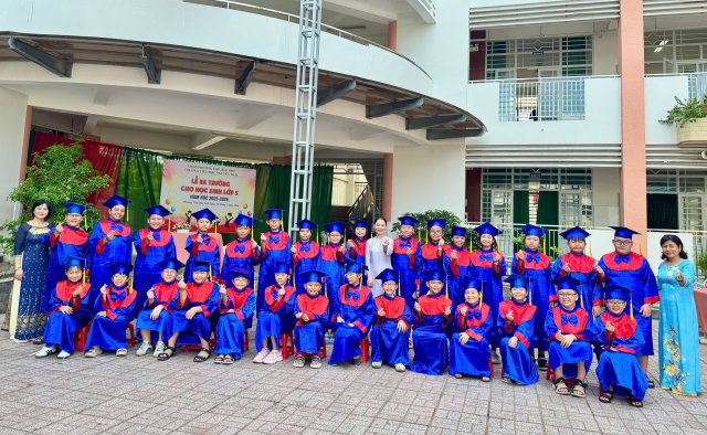 Lễ ra trường học sinh khối 5 năm học 2025 – 2026