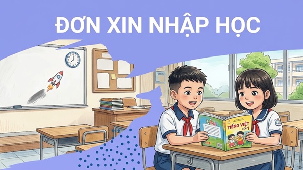 Đơn Xin vào lớp 1 - Trường TH Nguyễn Trãi năm học 2026-2027